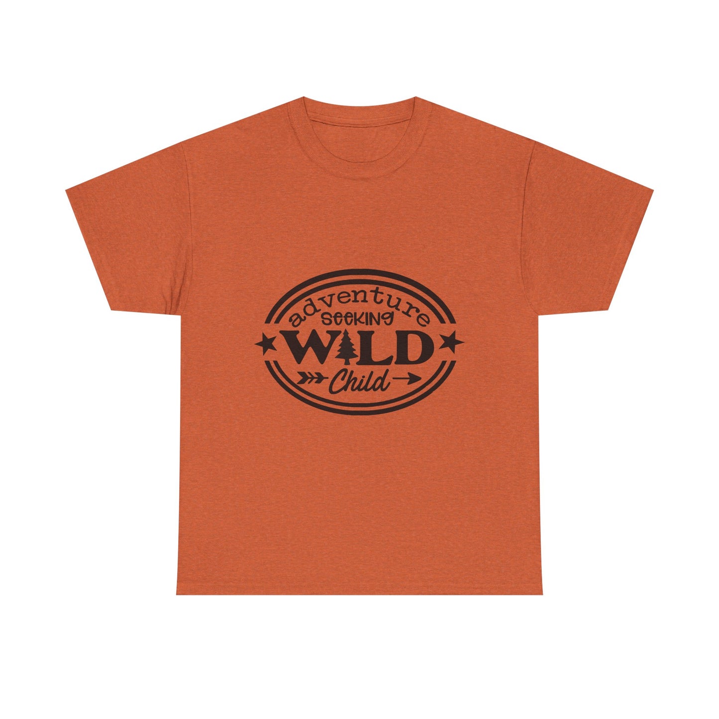 Adventure Seeking Wild Child Tee - Unisex Heavy Cotton Shirt
