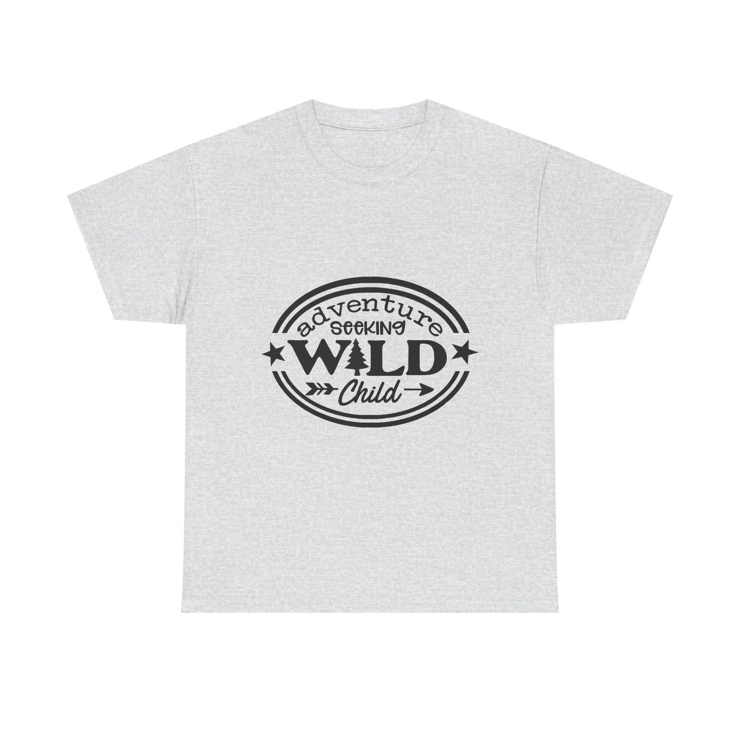 Adventure Seeking Wild Child Tee - Unisex Heavy Cotton Shirt