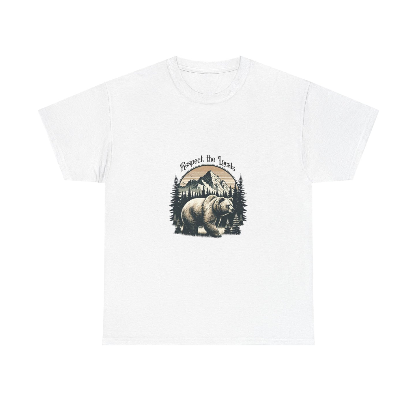 Respect the Locals Unisex Heavy Cotton Tee - Nature Lovers T-Shirt