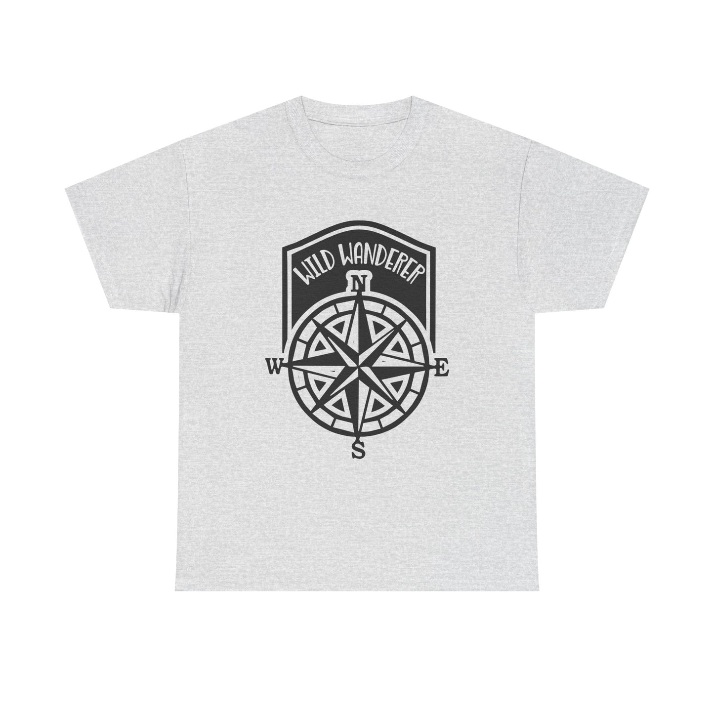 Wild Wanderer Unisex Heavy Cotton Tee | Adventure Spirit & Nature Inspired T-Shirt | Men's Graphic Tee | Women's Graphic Tee