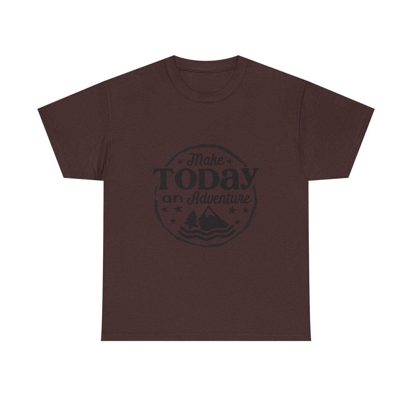 Adventure Quote Unisex Heavy Cotton Tee - Make Today an Adventure