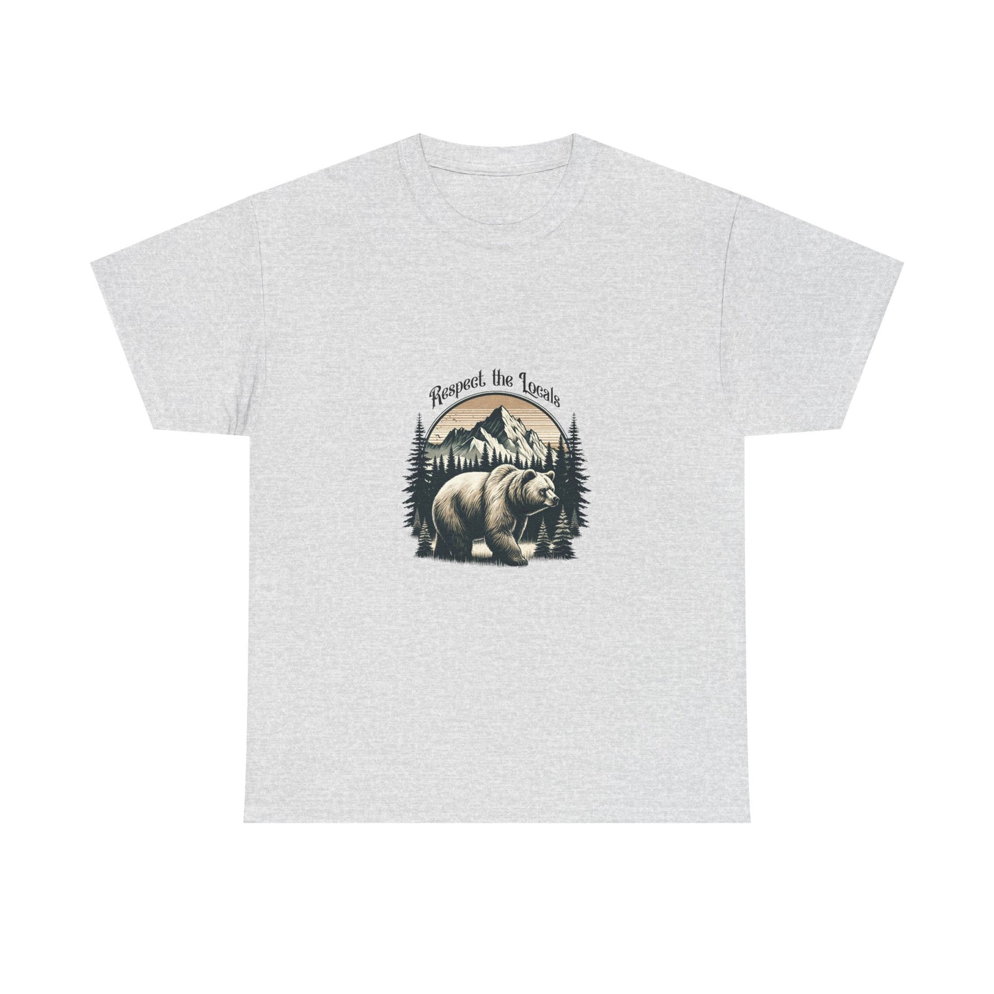 Respect the Locals Unisex Heavy Cotton Tee - Nature Lovers T-Shirt