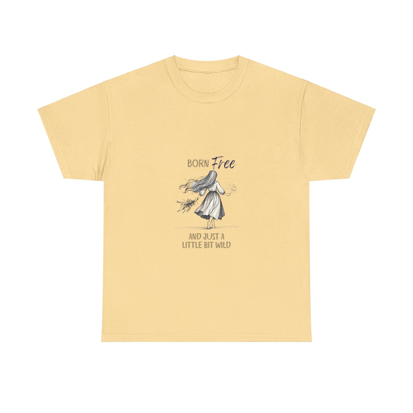 Born Free but a Little Bit Wild Cotton Tee