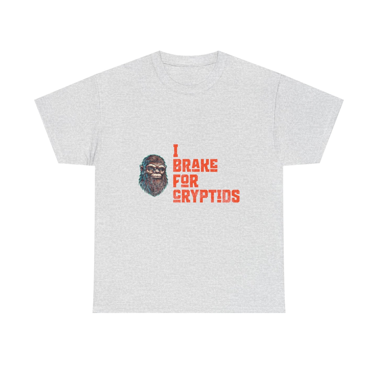 I Brake for Cryptids Unisex Cotton Graphic Tee