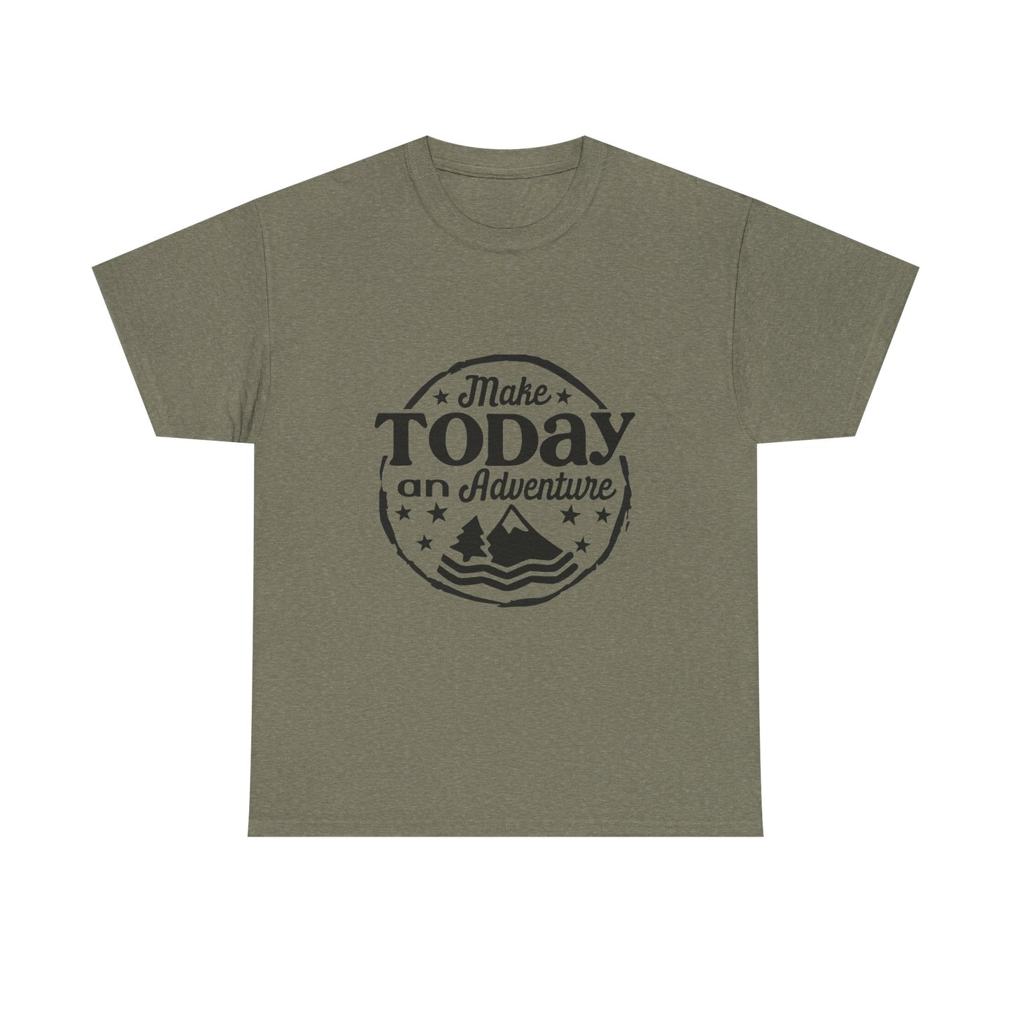 Adventure Quote Unisex Heavy Cotton Tee - Make Today an Adventure