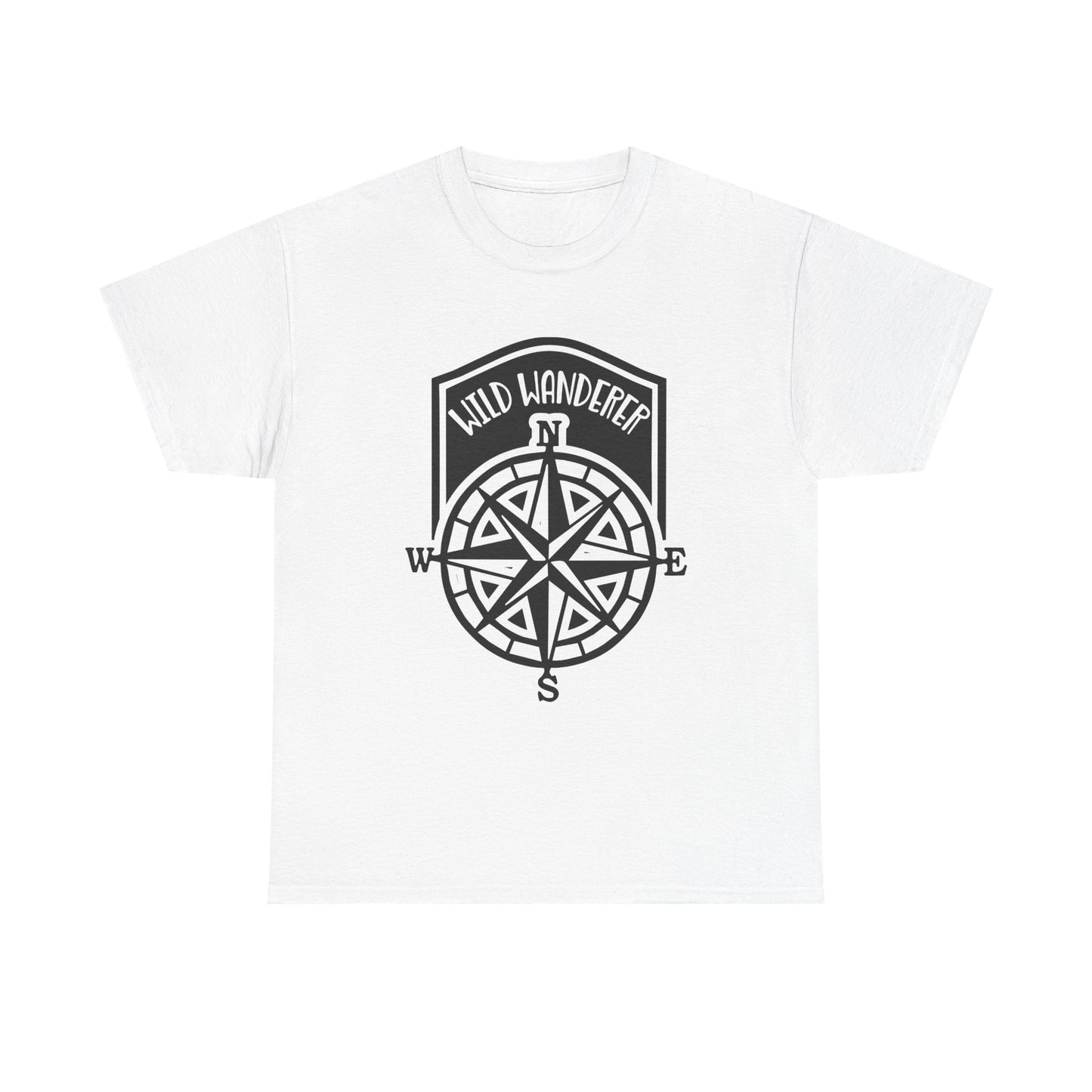 Wild Wanderer Unisex Heavy Cotton Tee | Adventure Spirit & Nature Inspired T-Shirt | Men's Graphic Tee | Women's Graphic Tee