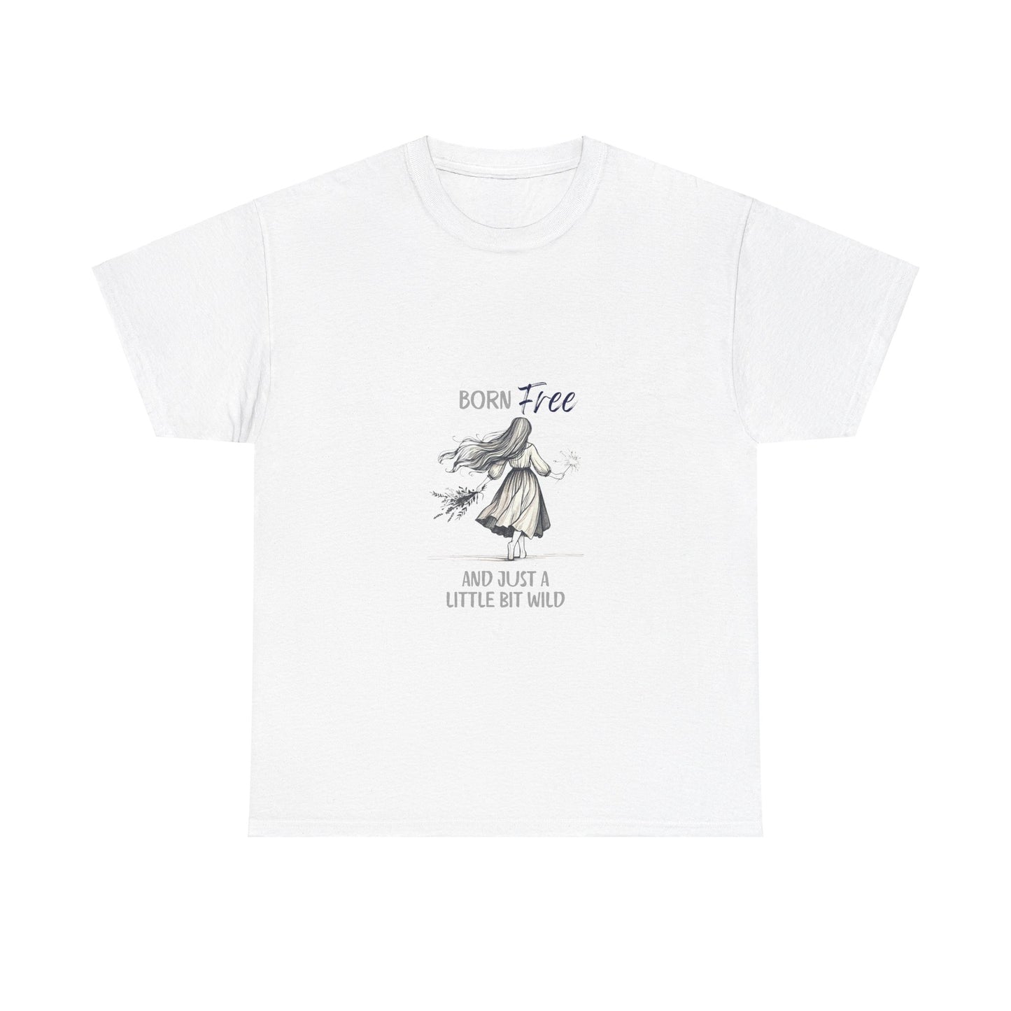 Born Free but a Little Bit Wild Cotton Tee