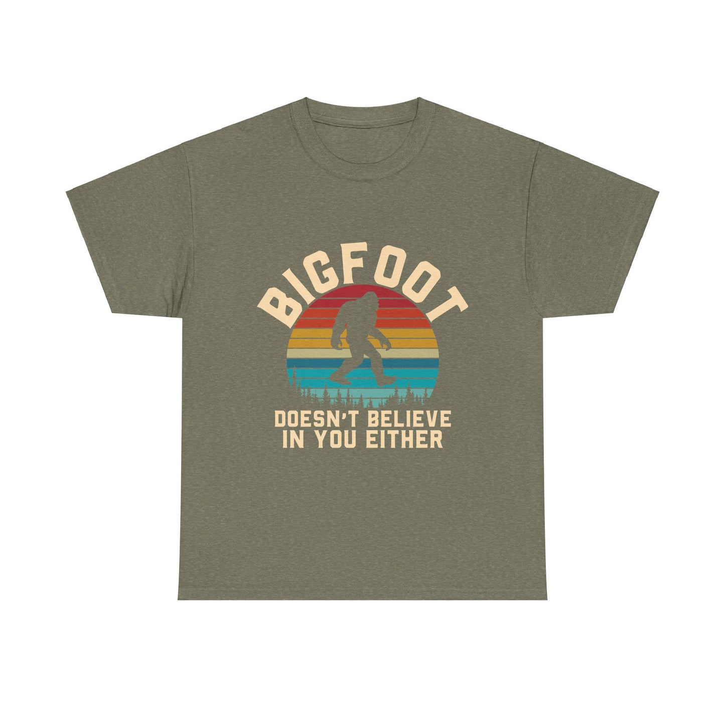 Bigfoot Doesn't Believe in You Either Vintage Tee