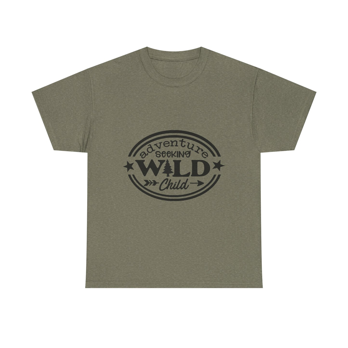 Adventure Seeking Wild Child Tee - Unisex Heavy Cotton Shirt