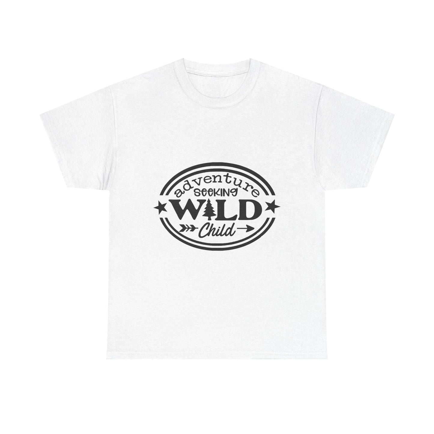 Adventure Seeking Wild Child Tee - Unisex Heavy Cotton Shirt