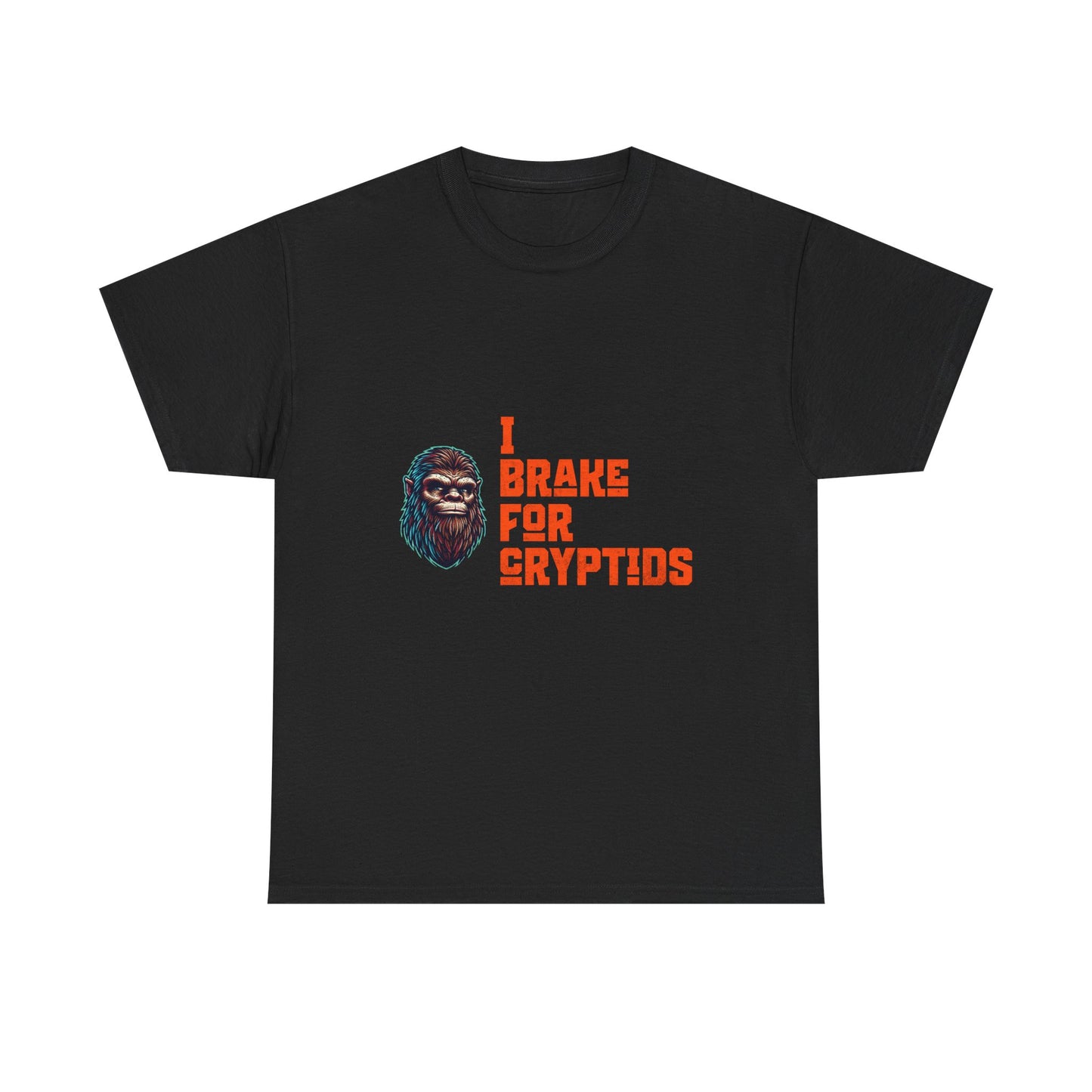 I Brake for Cryptids Unisex Cotton Graphic Tee