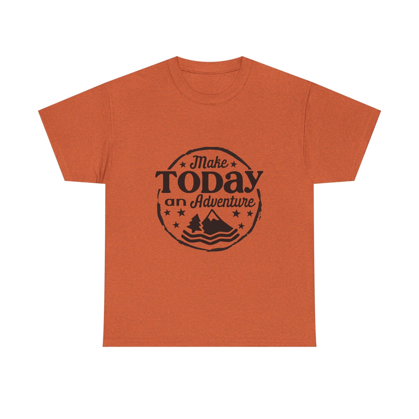 Adventure Quote Unisex Heavy Cotton Tee - Make Today an Adventure
