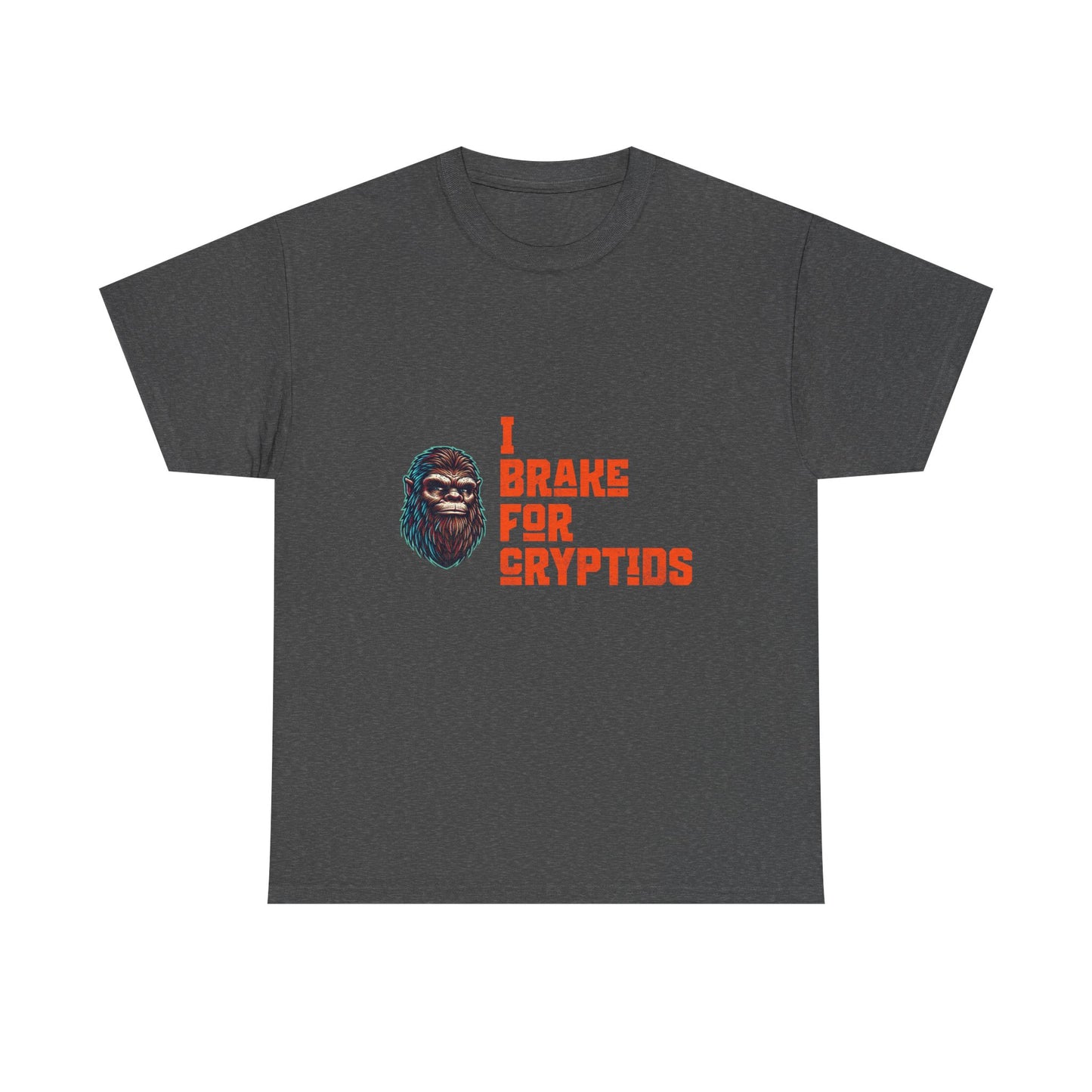 I Brake for Cryptids Unisex Cotton Graphic Tee