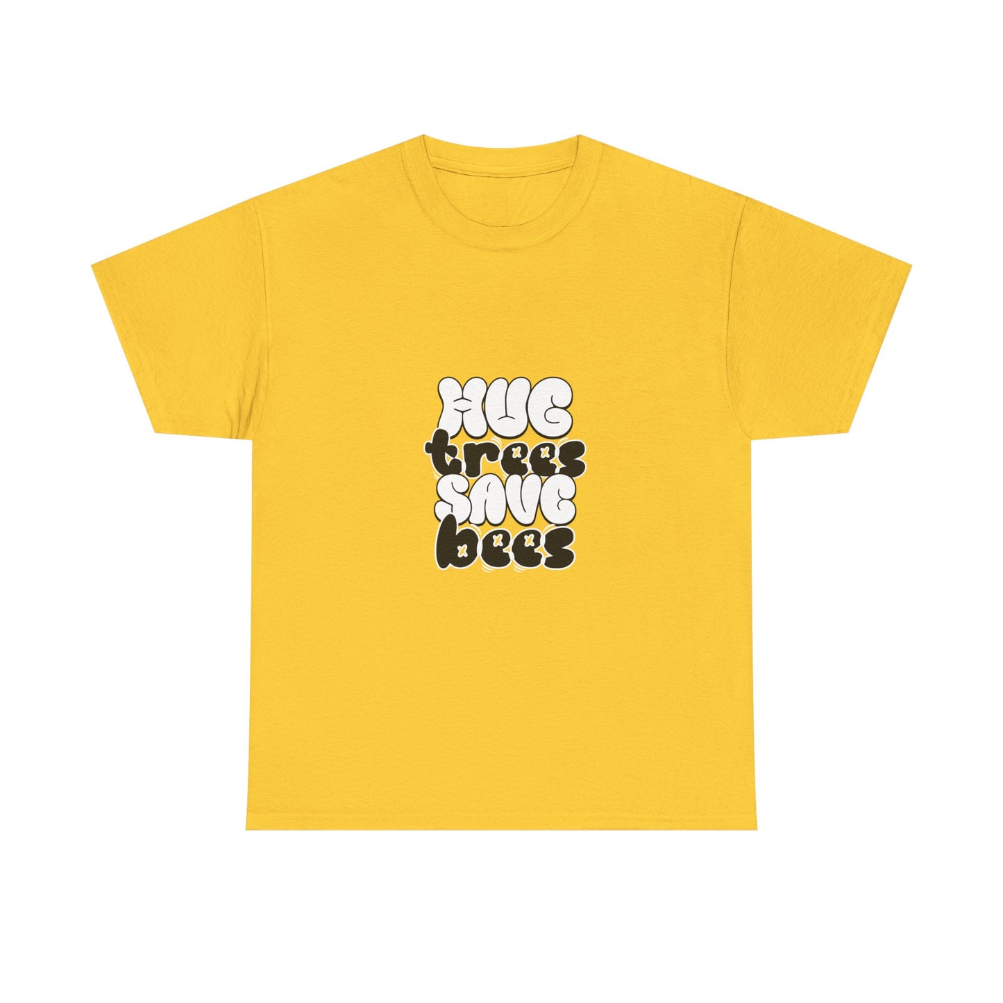 Hug Trees - Save Bees Nature Themed Graphic Tee