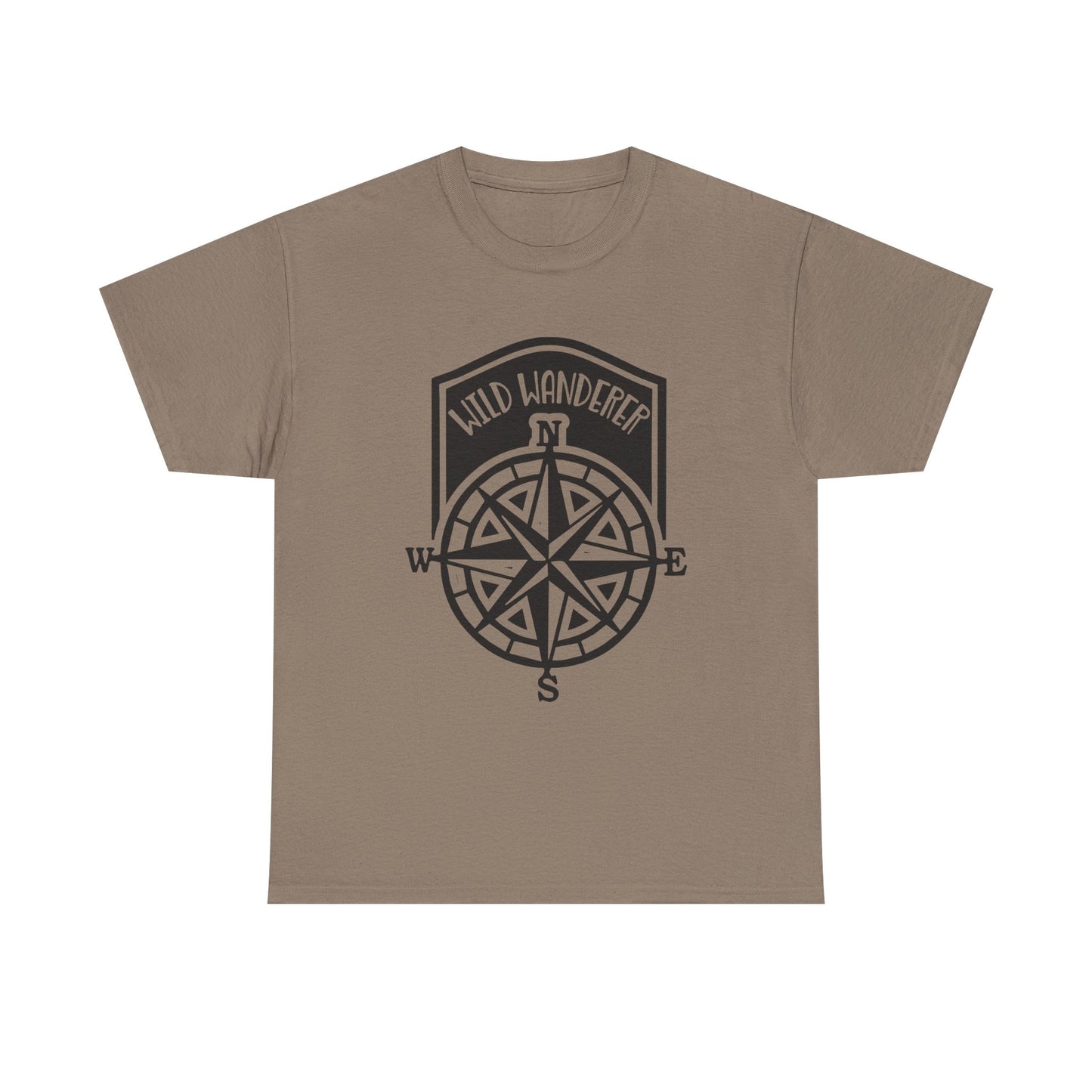 Wild Wanderer Unisex Heavy Cotton Tee | Adventure Spirit & Nature Inspired T-Shirt | Men's Graphic Tee | Women's Graphic Tee