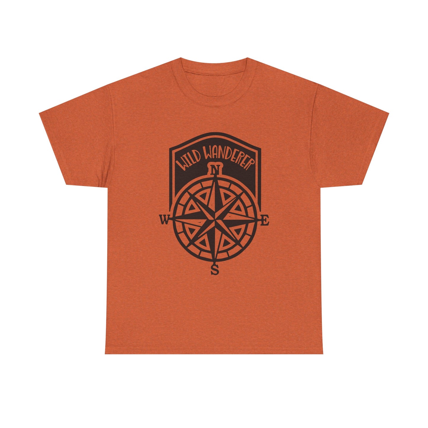 Wild Wanderer Unisex Heavy Cotton Tee | Adventure Spirit & Nature Inspired T-Shirt | Men's Graphic Tee | Women's Graphic Tee