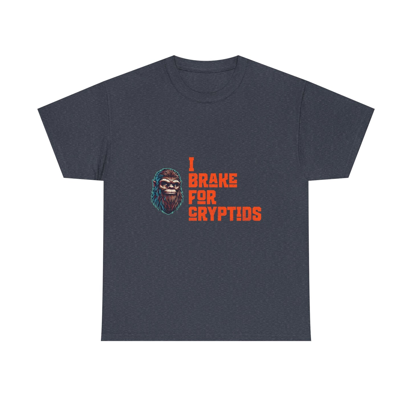 I Brake for Cryptids Unisex Cotton Graphic Tee
