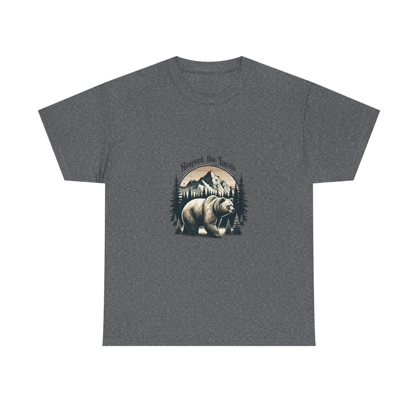 Respect the Locals Unisex Heavy Cotton Tee - Nature Lovers T-Shirt