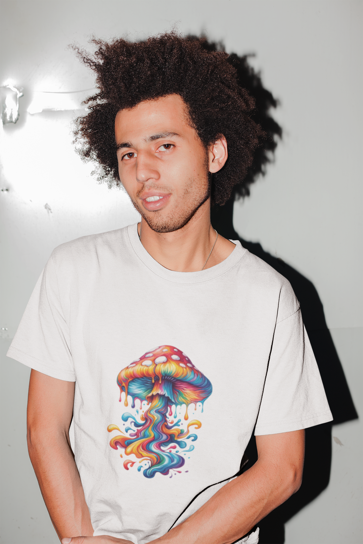 Trippy Shroom Cotton Tee