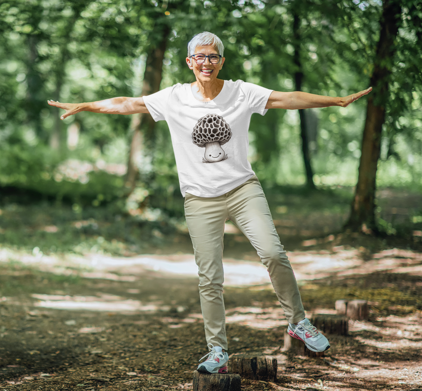 Happy Morel Cotton Tee