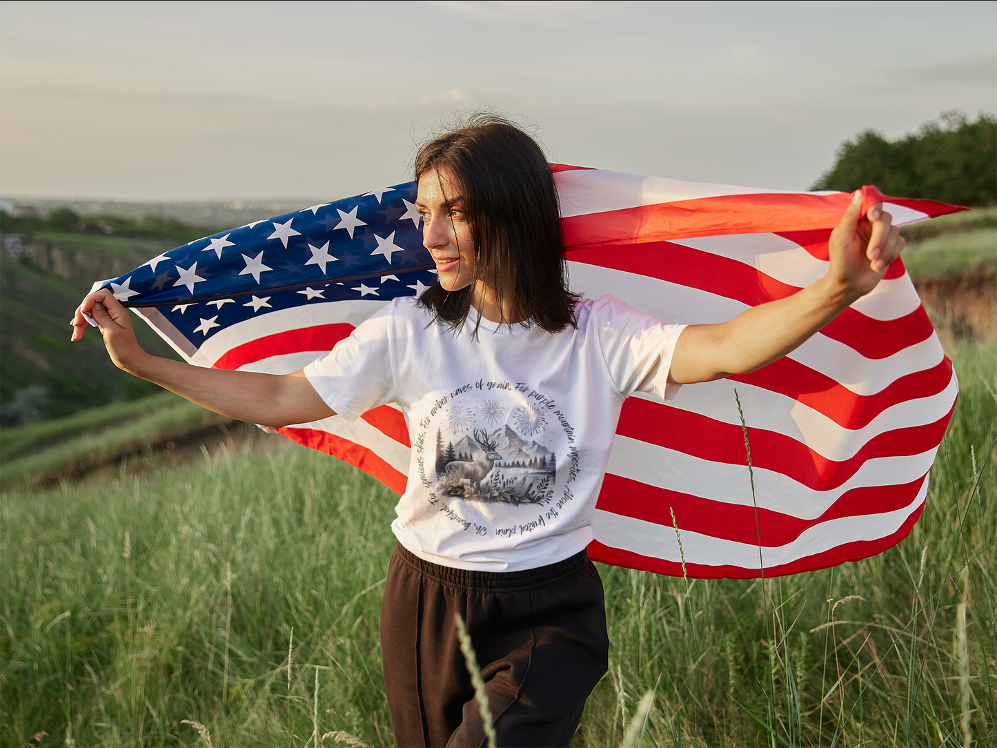 America the Beautiful Cotton Tee