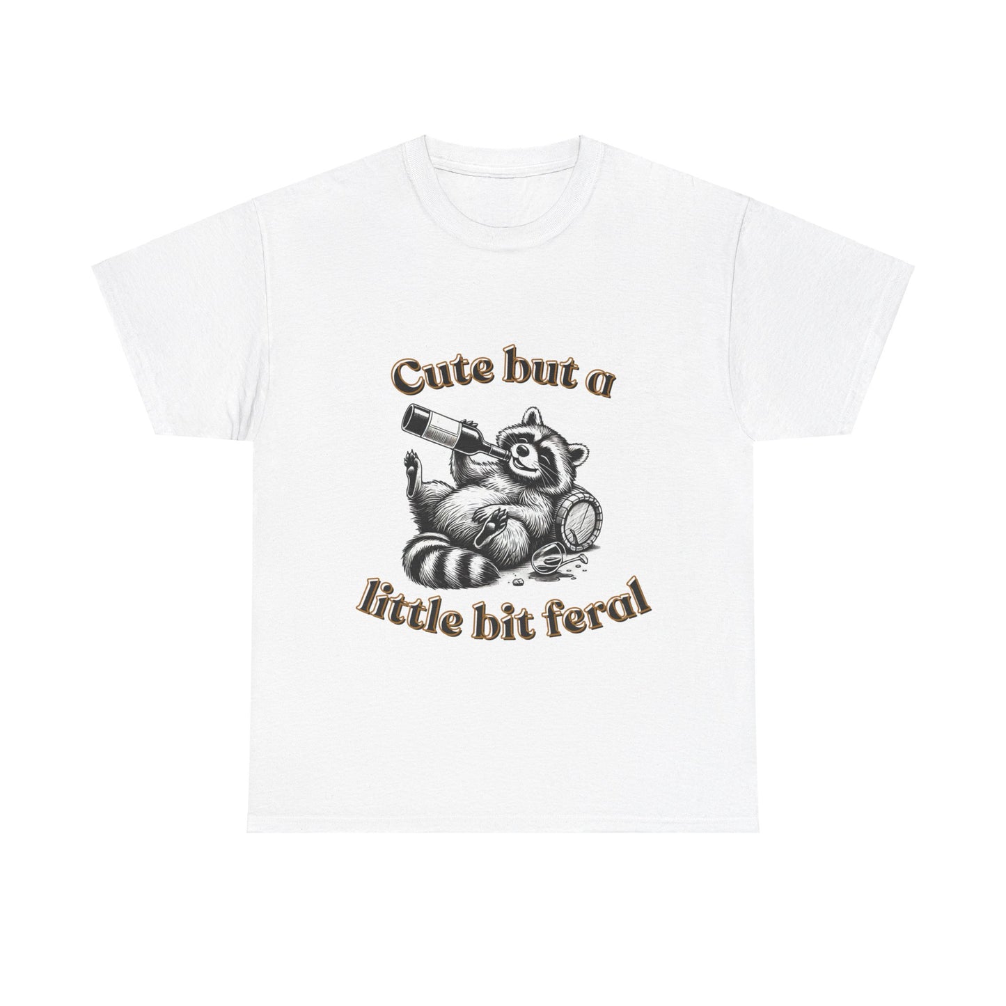 Cute but a Little Bit Feral Cotton Tee