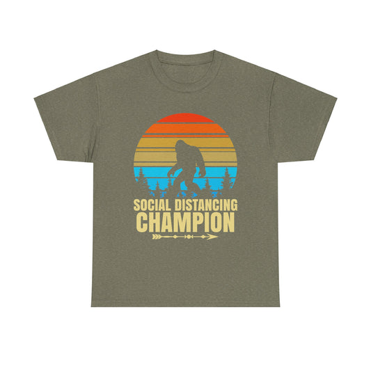 Social Distancing Champion Sasquatch Vintage Tee