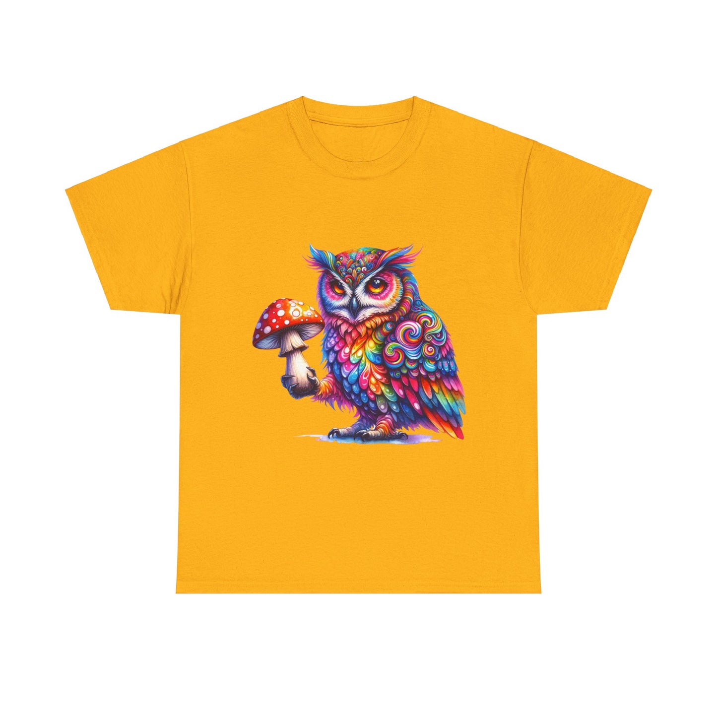 How Many Licks Trippy Owl Cotton Tee