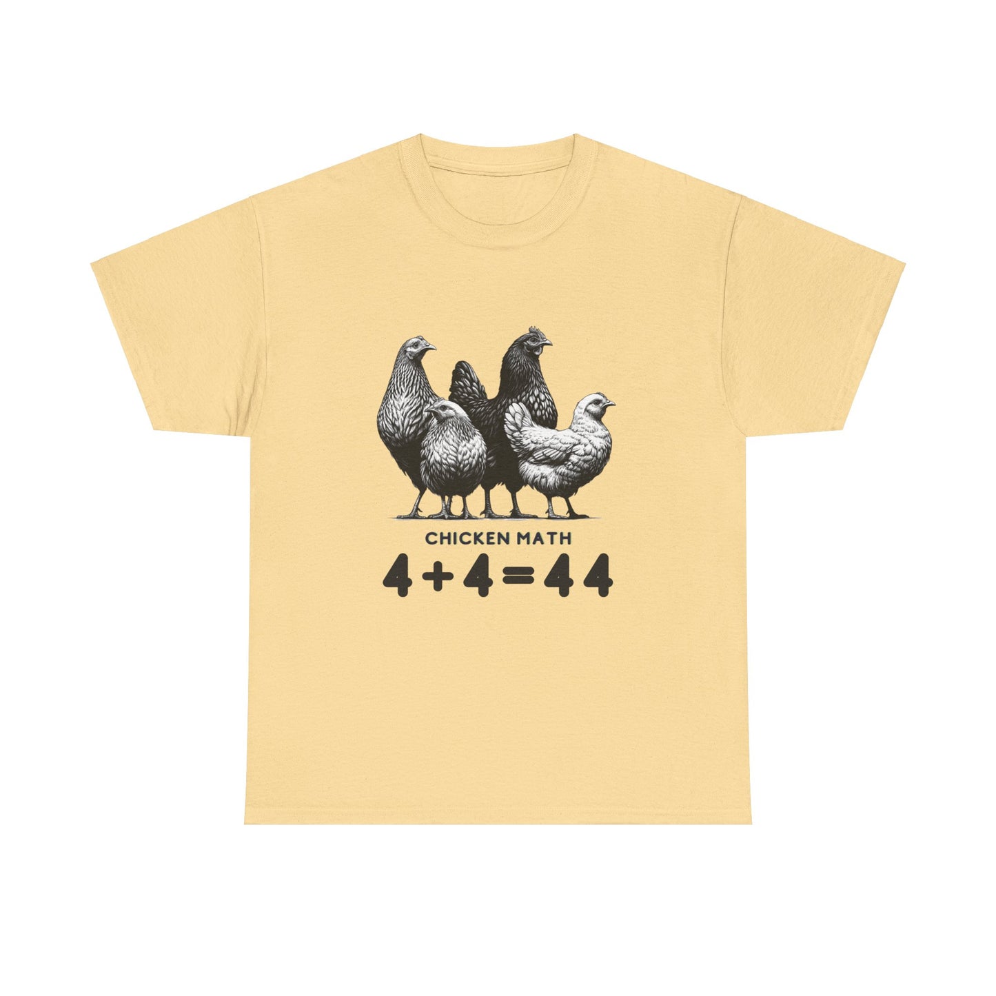 Chicken Math Cotton Tee