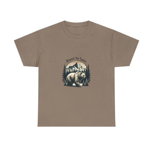 Respect the Locals Unisex Heavy Cotton Tee - Nature Lovers T-Shirt