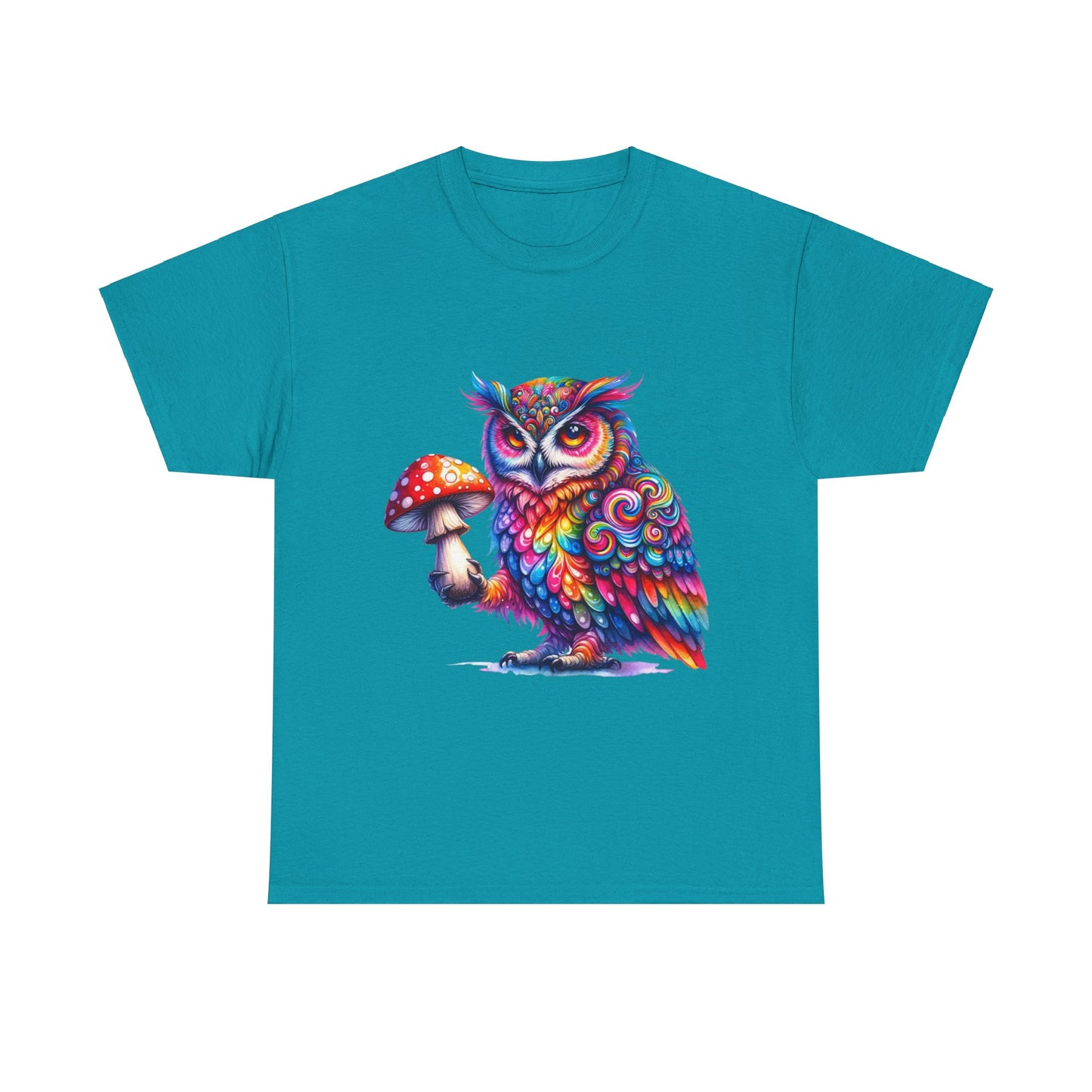 How Many Licks Trippy Owl Cotton Tee