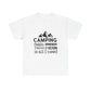 Camping Vibes Graphic Tee - Coffee, Bonfires, S'mores & Stars Design | Camping Tee | Men's Graphic Tee | Women's Graphic Tee