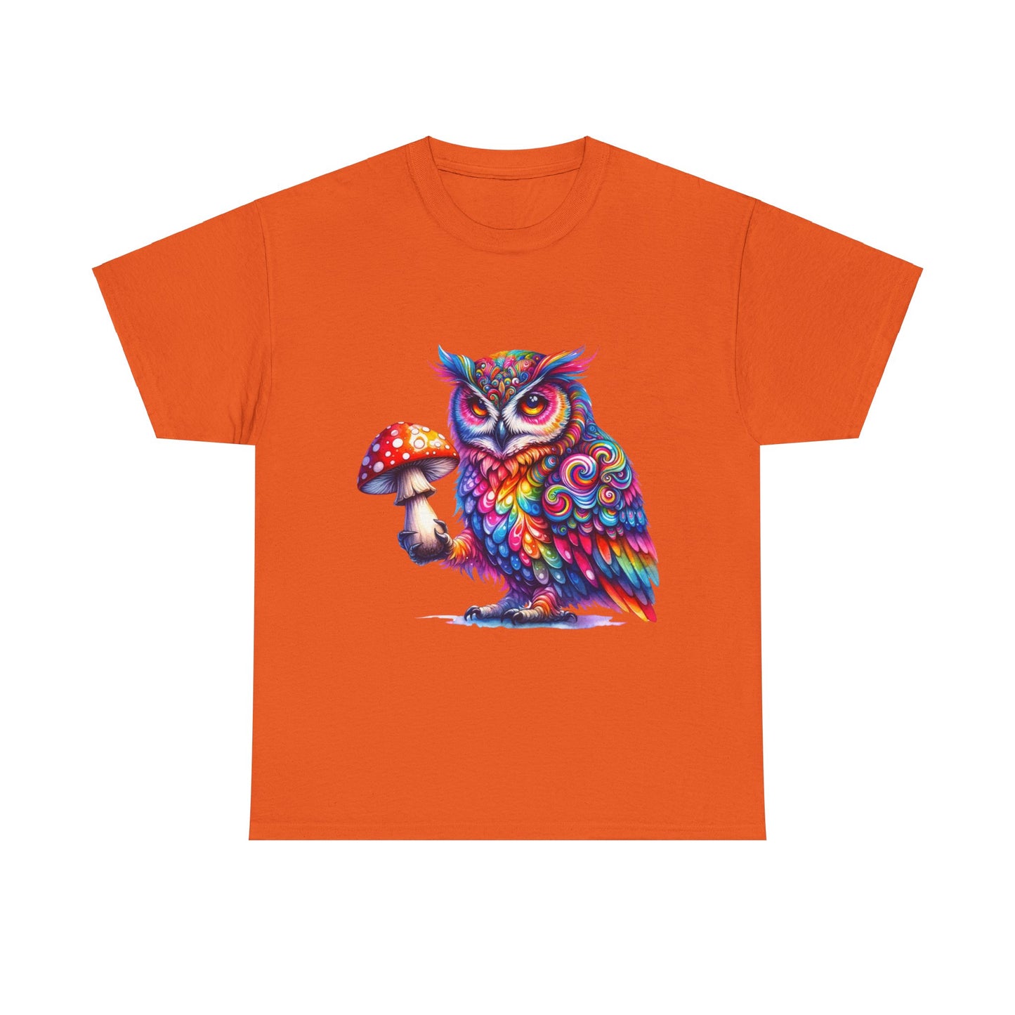 How Many Licks Trippy Owl Cotton Tee