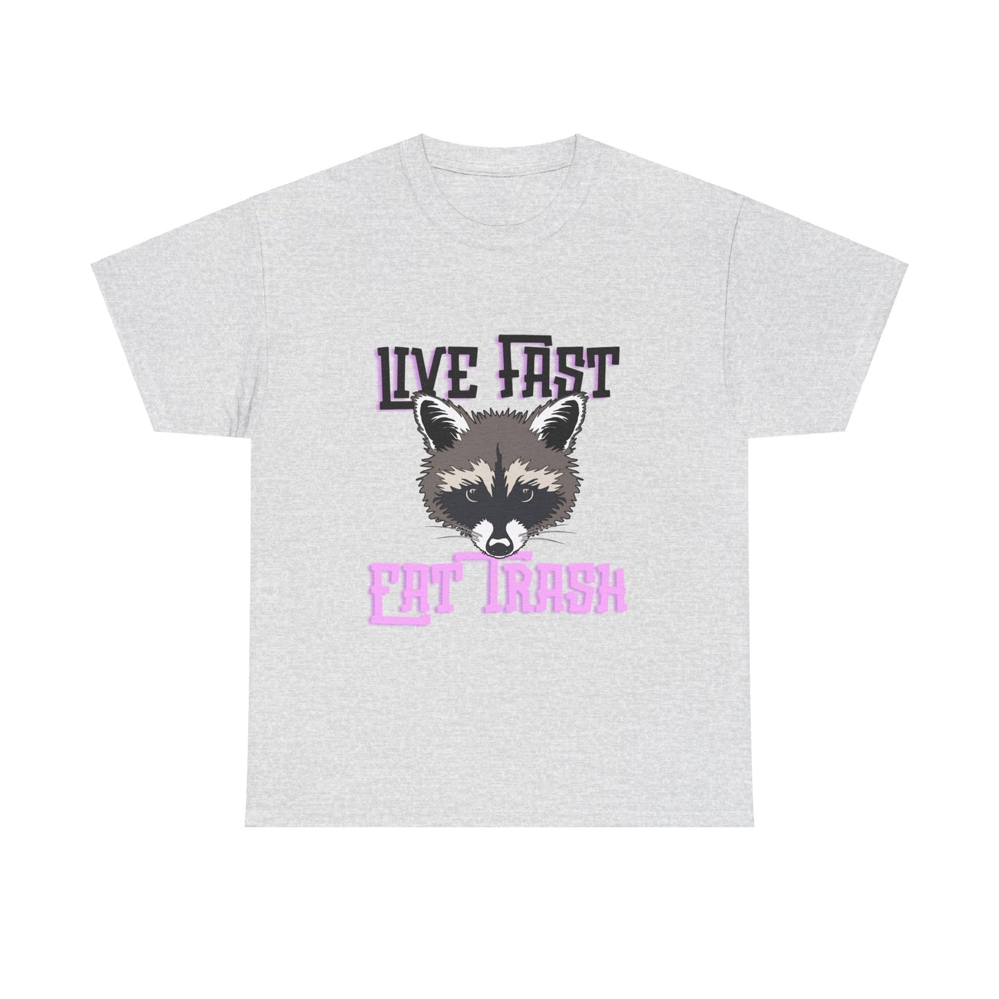 Live Fast Eat Trash Cotton Tee