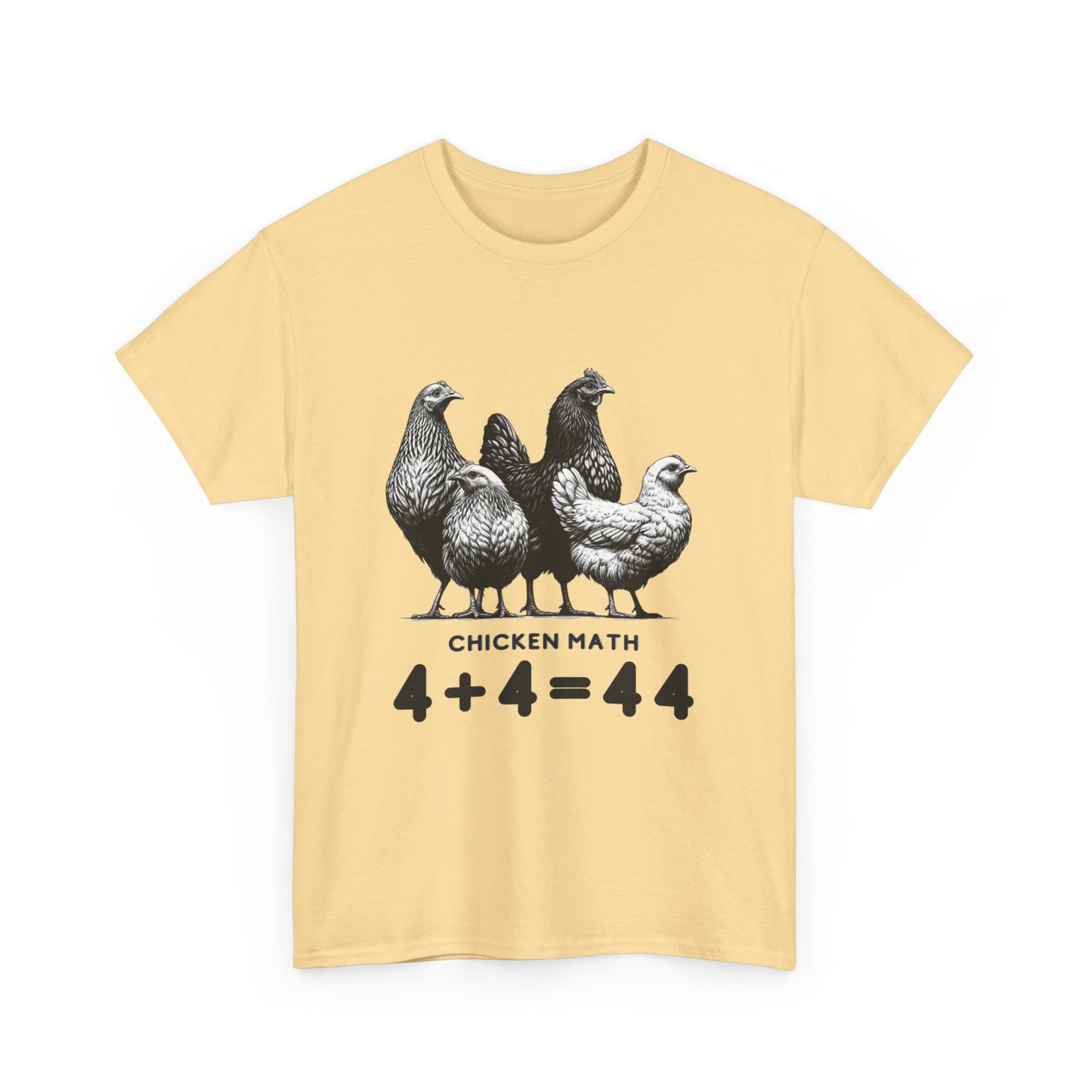 Chicken Math Cotton Tee