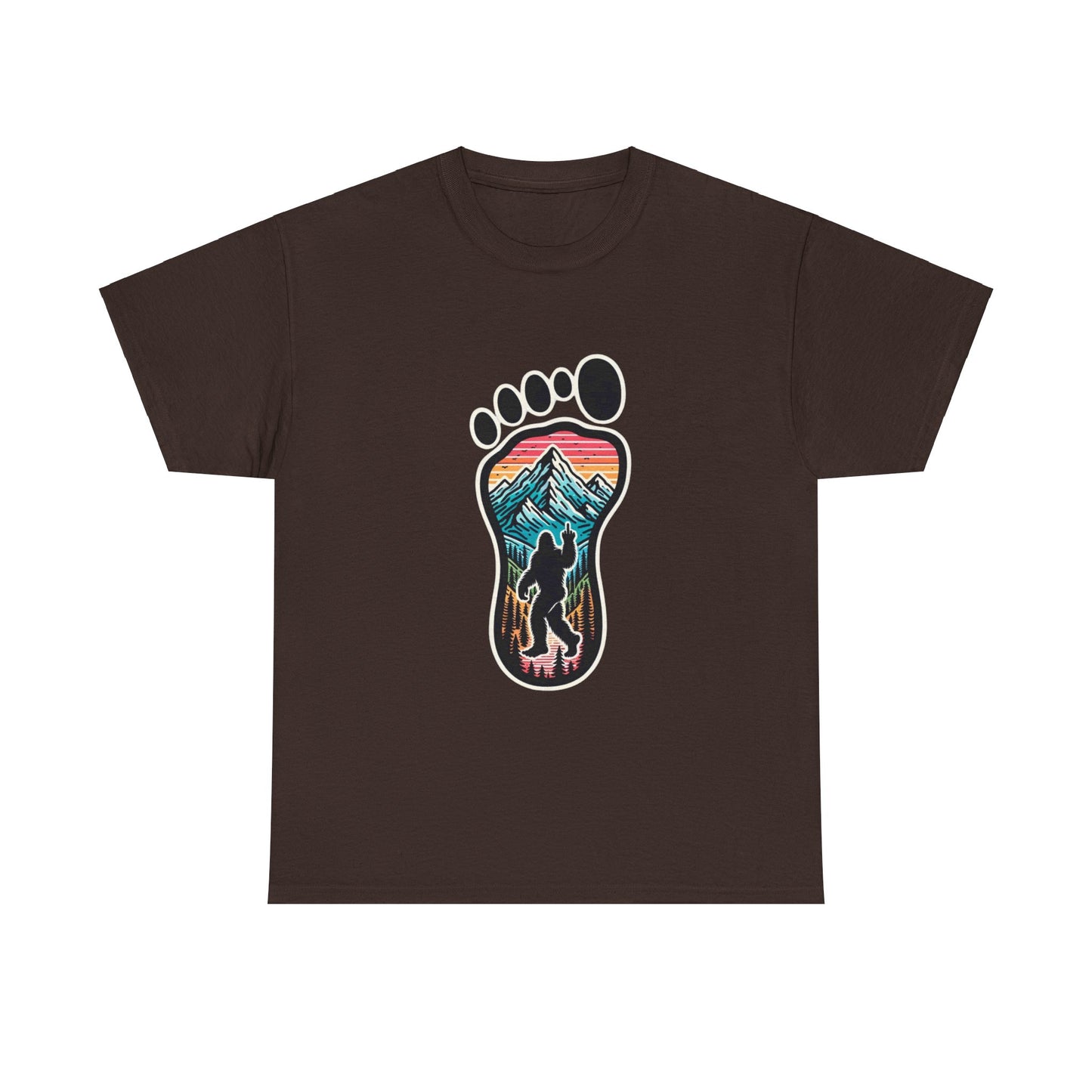 Colorful Bird-Squatch Cotton Tee