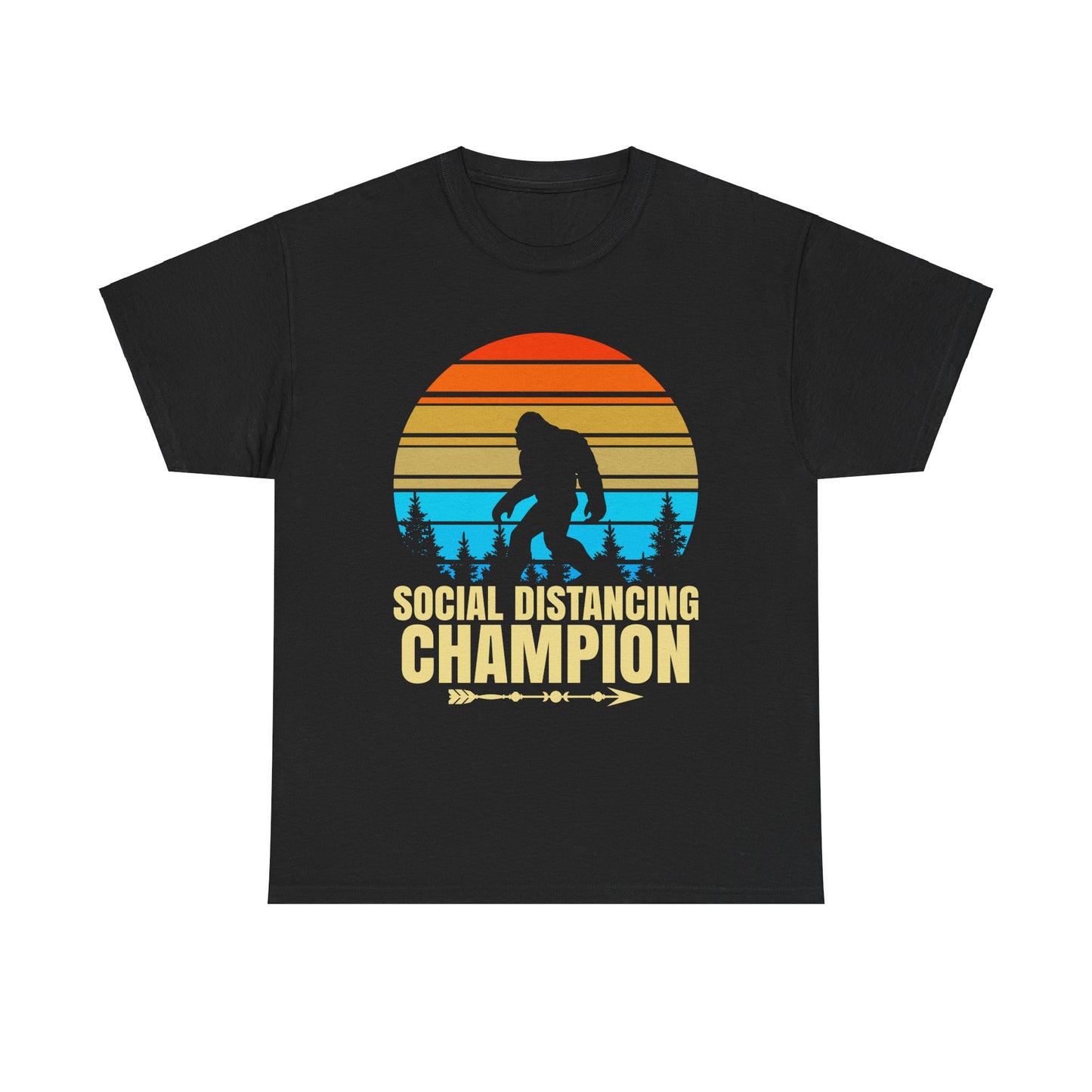 Social Distancing Champion Sasquatch Vintage Tee