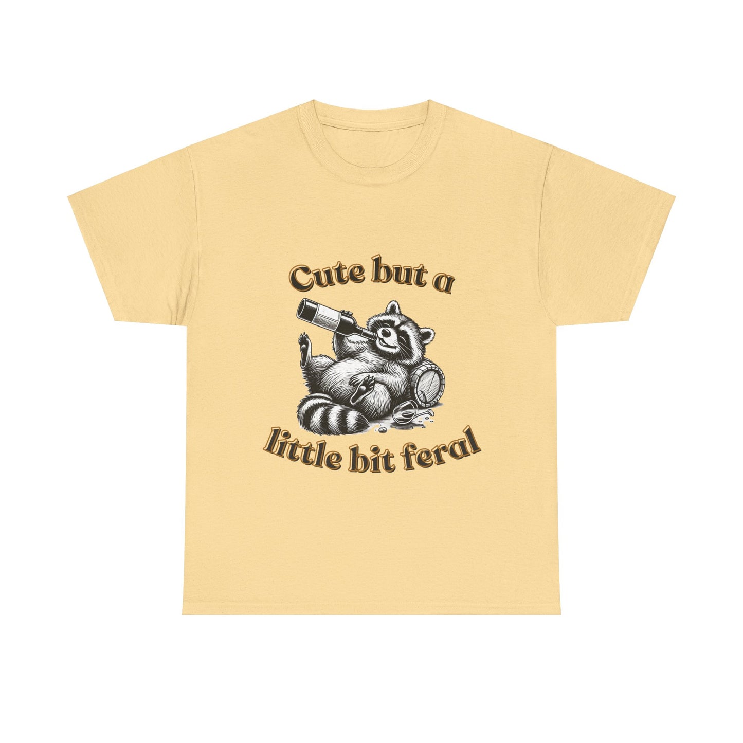 Cute but a Little Bit Feral Cotton Tee