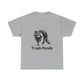 Keywords: Trash panda t-shirt, raccoon graphic tee, unisex cotton shirt, urban wildlife apparel, comfortable casual wear, humorous animal design, sustainable fashion, nature enthusiast clothing.