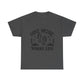 Hiking Motivational Unisex Heavy Cotton Tee - 'Hike More Worry Less' | Men's Graphic Tee | Women's Graphic Tee