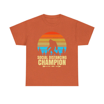 Social Distancing Champion Sasquatch Vintage Tee