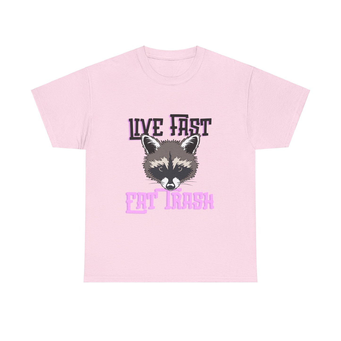 Live Fast Eat Trash Cotton Tee