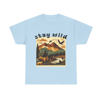 Stay Wild - Dark Print - Cotton Tee