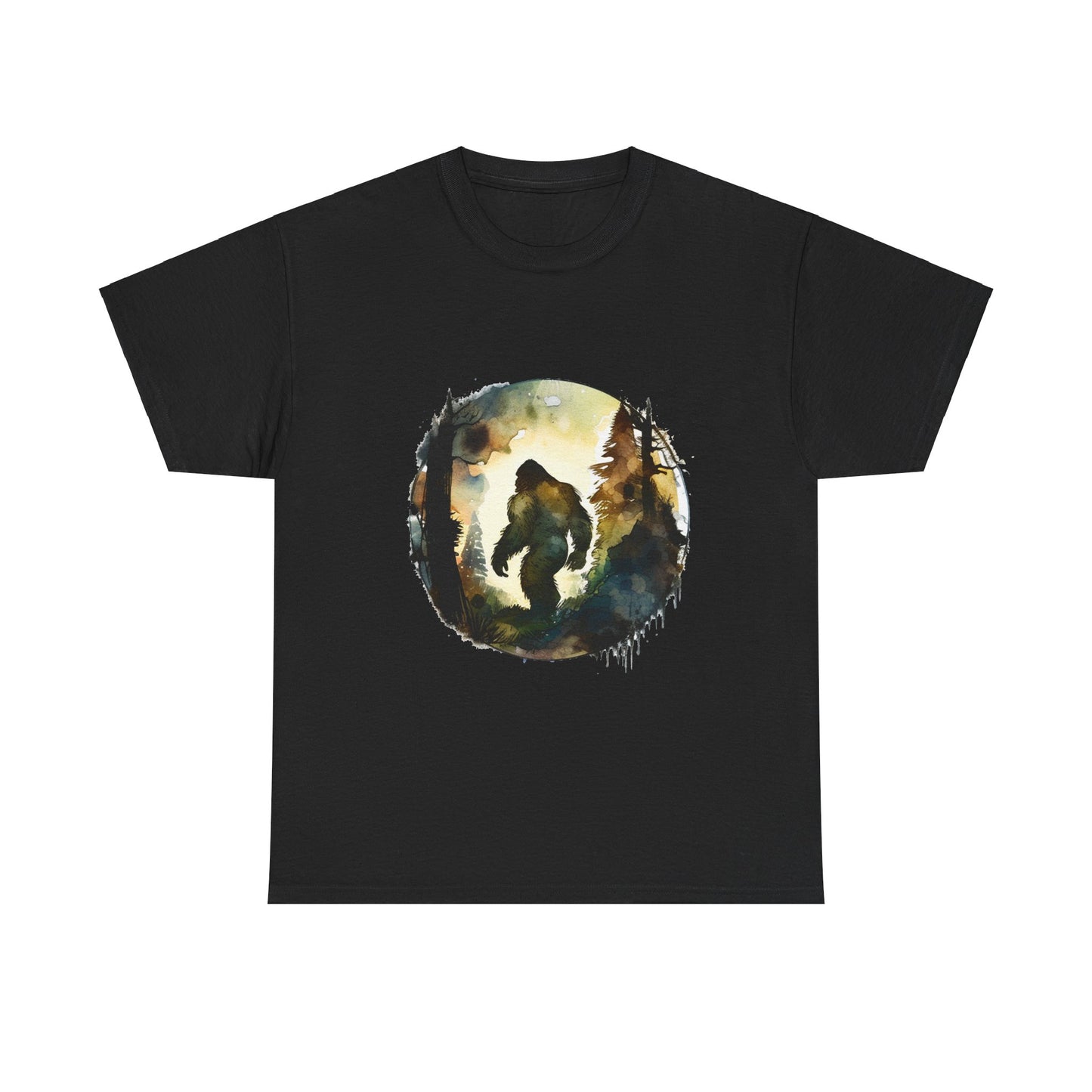 Sasquatch Watercolor Unisex Tee