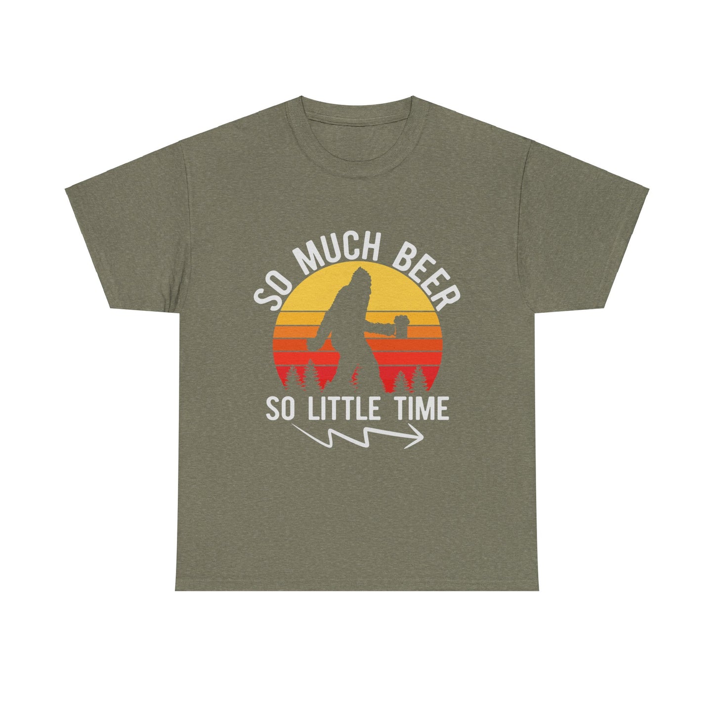 So Much Beer, So Little Time Sasquatch Vintage Tee