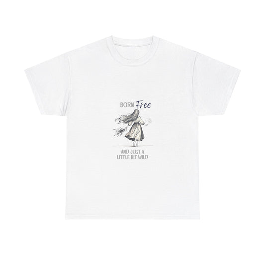 Born Free but a Little Bit Wild Cotton Tee