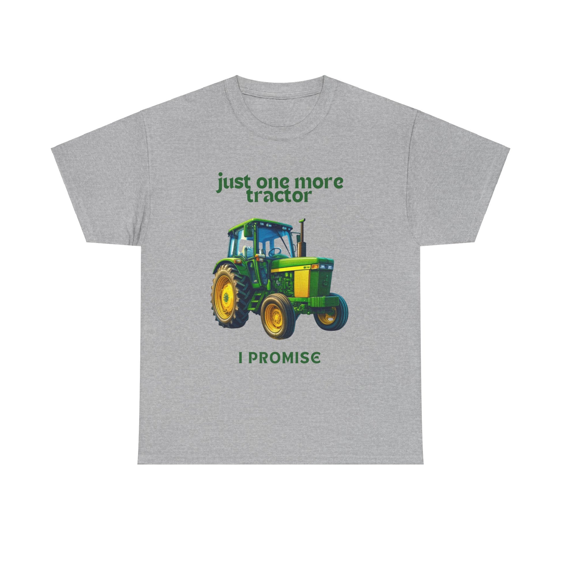 Keywords: Tractor t-shirt, funny farm tee, unisex cotton shirt, farming humor apparel, comfortable casual wear, agricultural enthusiast clothing, sustainable fashion, tractor graphic tee.