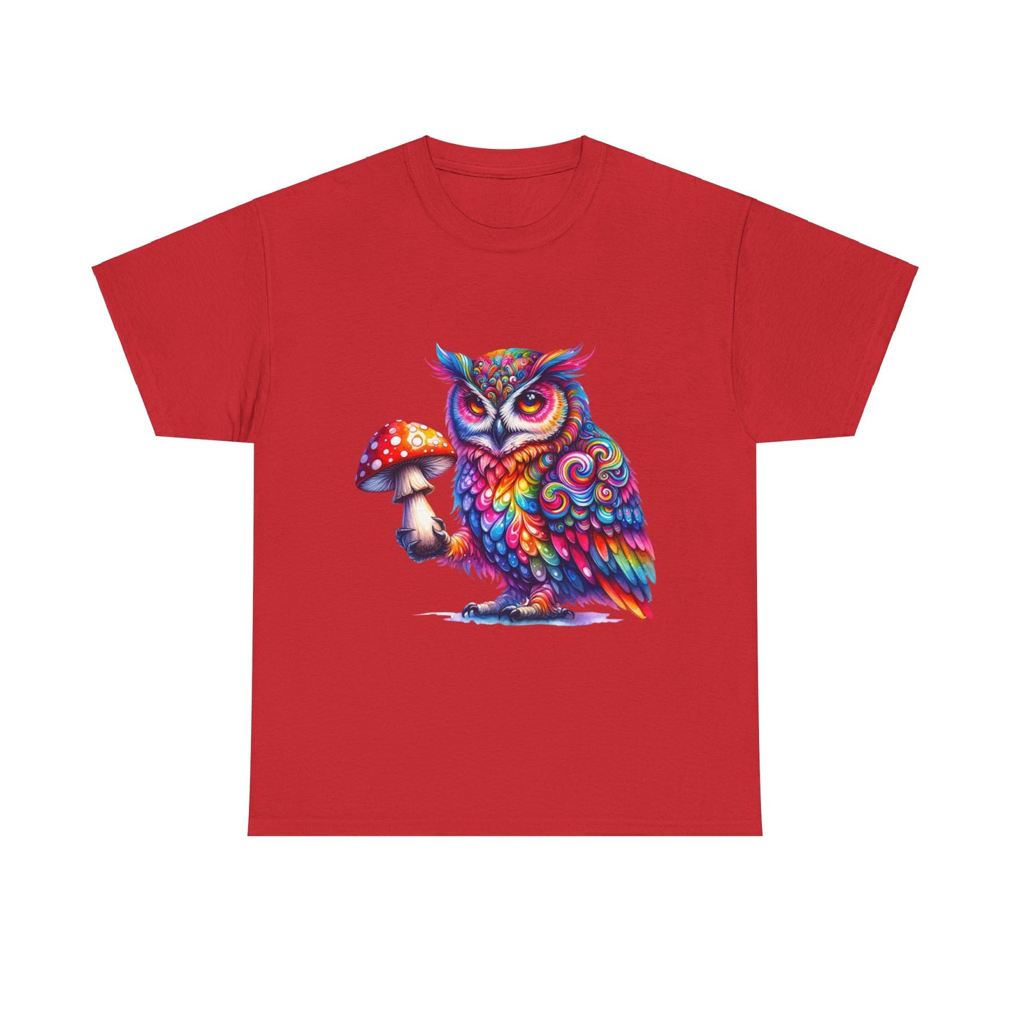 How Many Licks Trippy Owl Cotton Tee