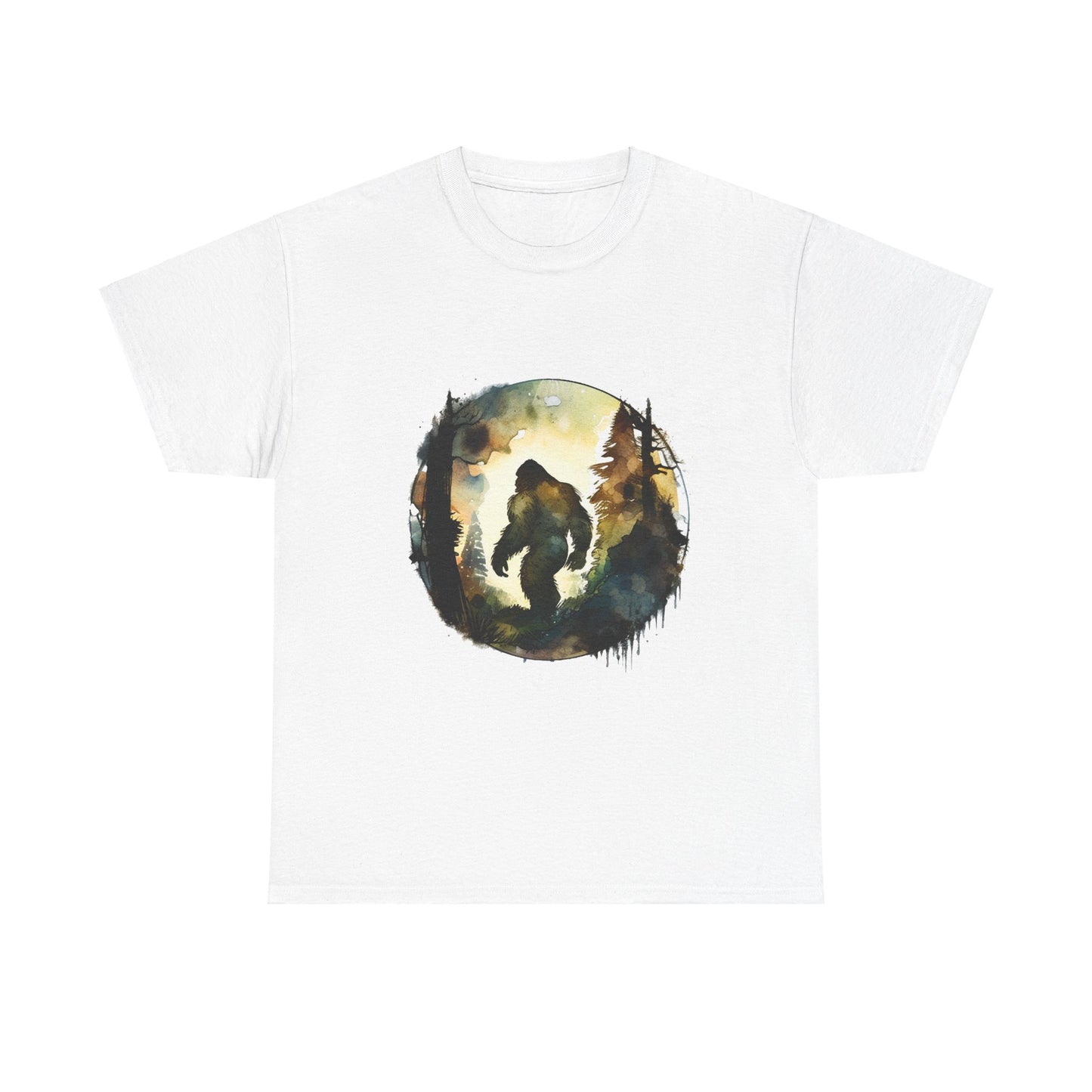 Sasquatch Watercolor Unisex Tee