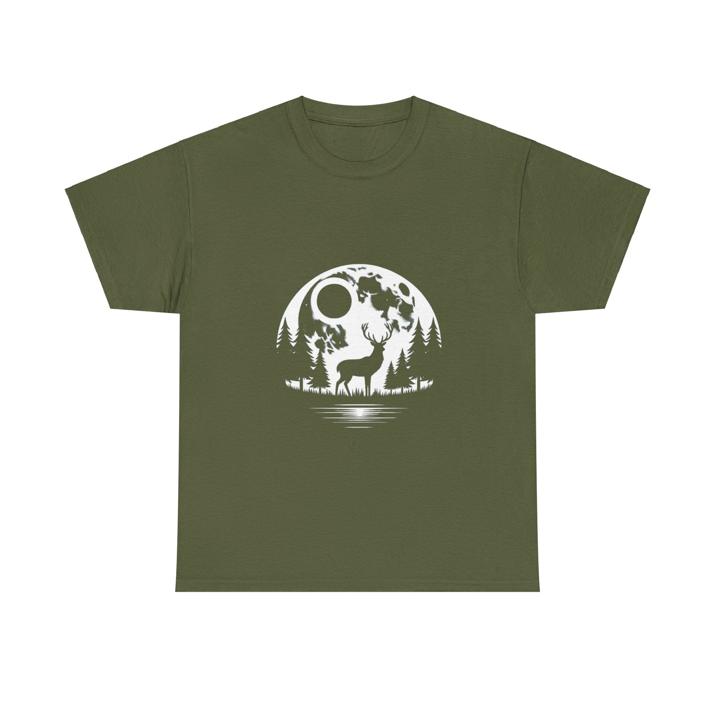 Deer Moon Cotton Tee